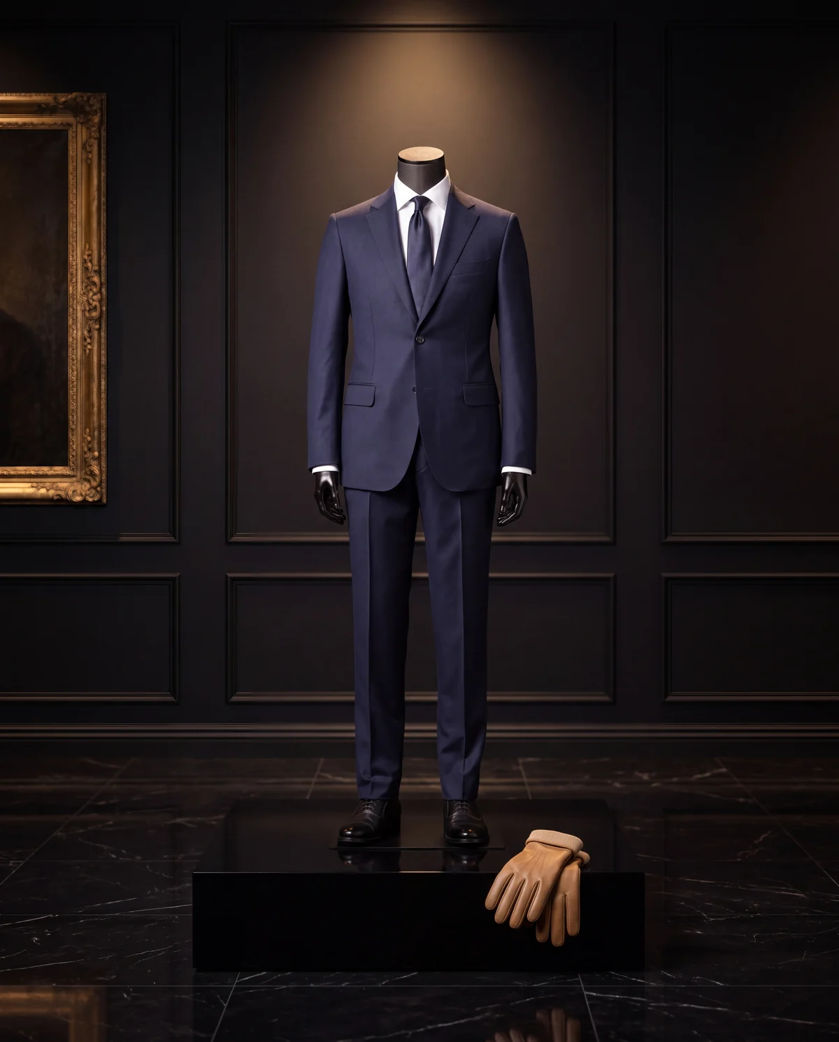 The Boardroom: the complete outfit on a mannequin