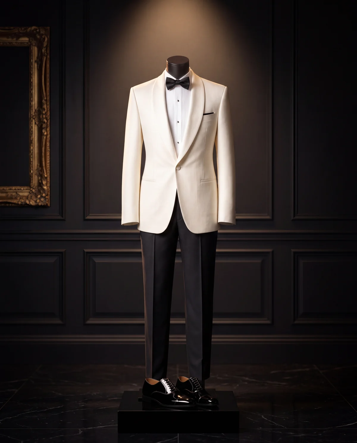 The Summer Wedding: the complete outfit on a mannequin