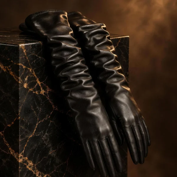 The Ruched Opera Leather