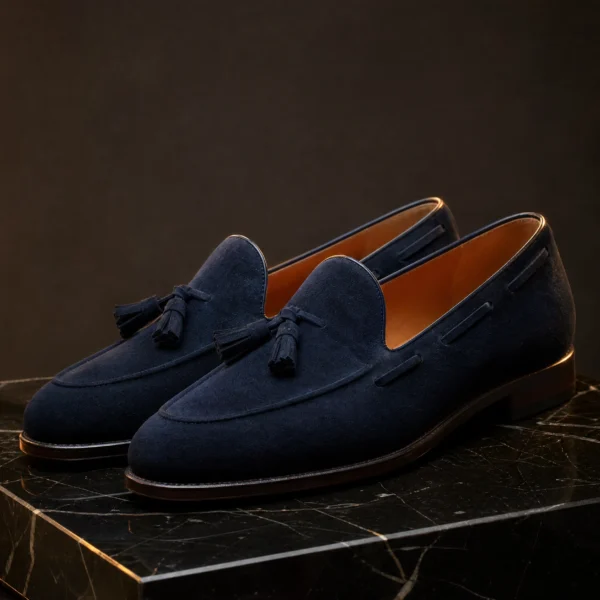 Suede Tassel Loafer