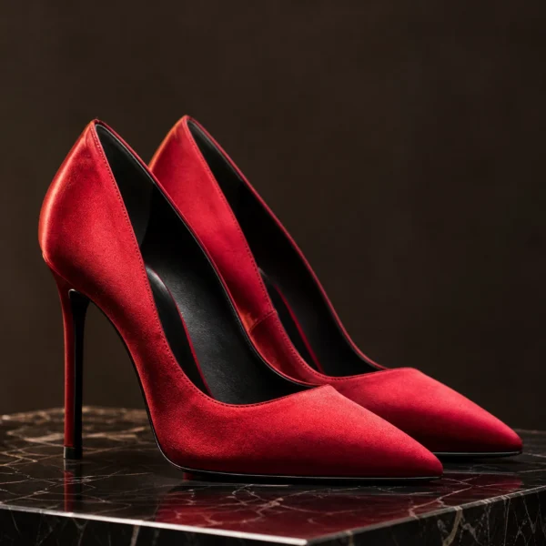 Satin Evening Pump