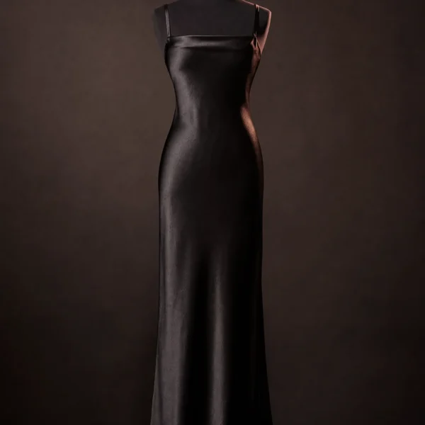 The Noir Column Gown